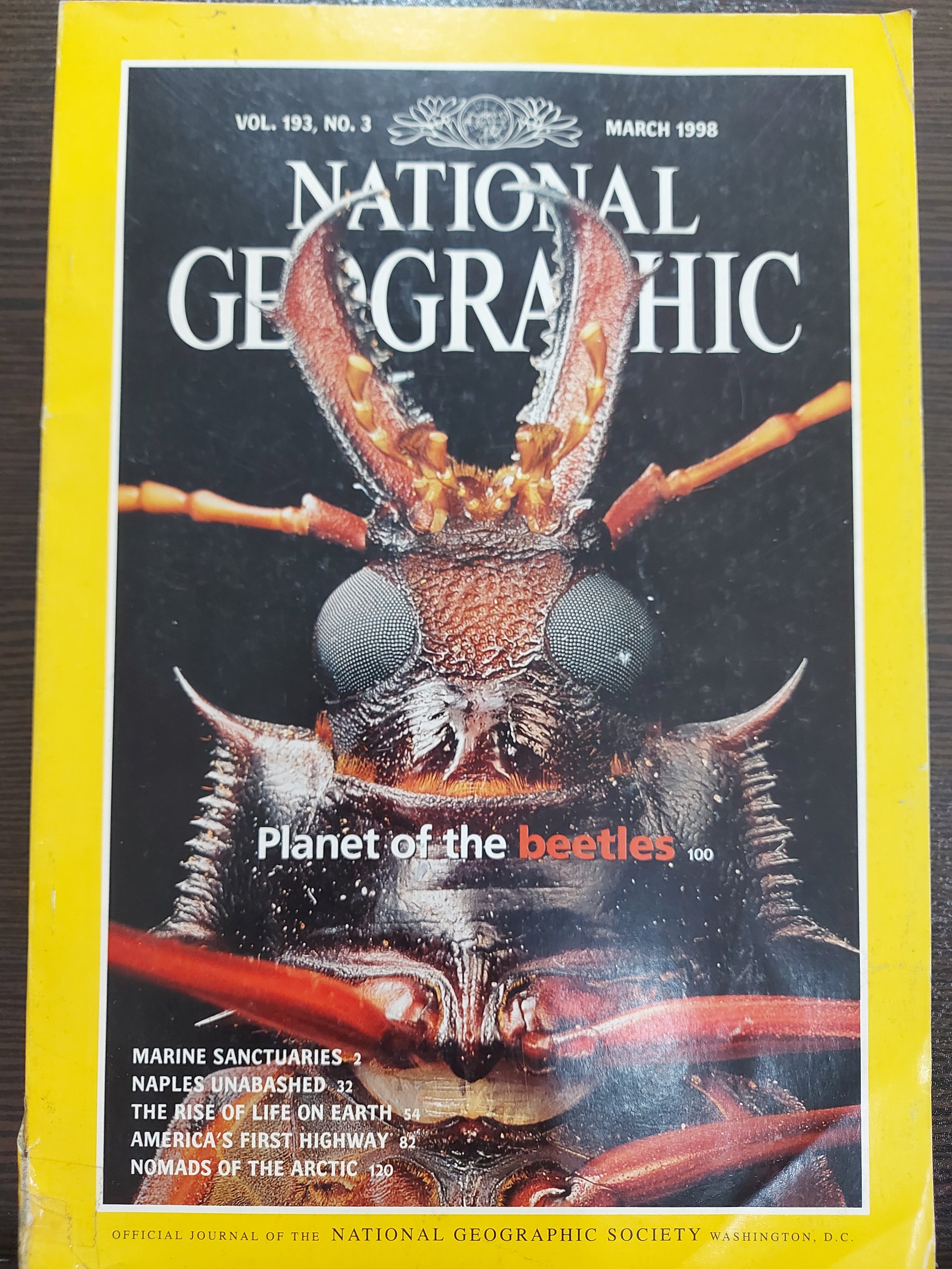 مجله نشنال جغرافی مارس 1998