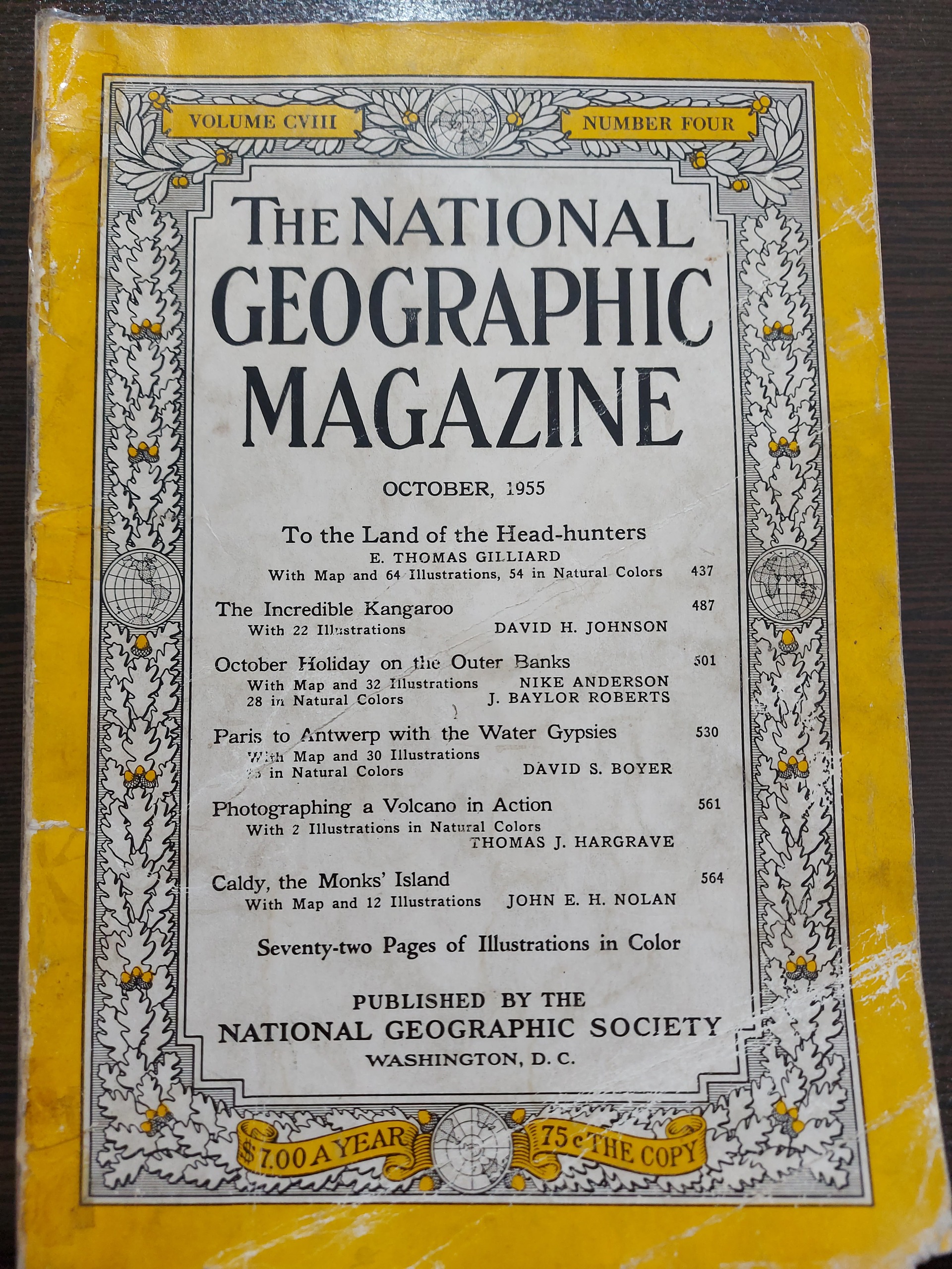 مجله نشنال جغرافی اکتبر 1955