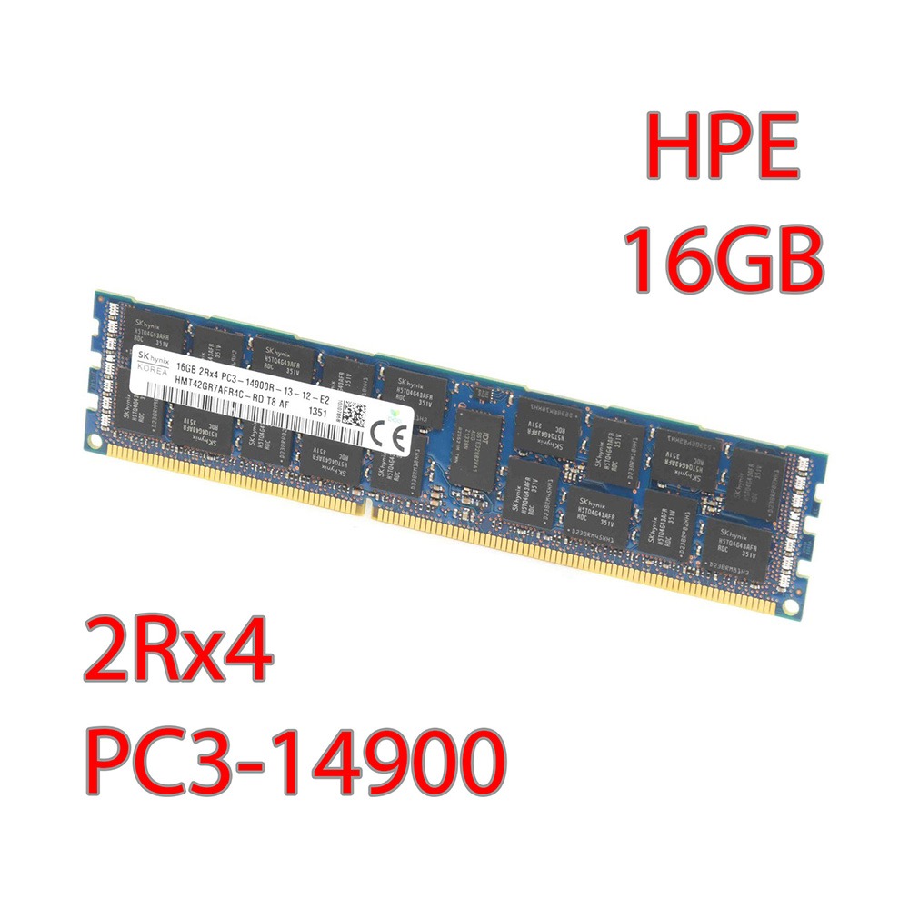 رم سرور اچ پی HPE 16GB 2Rx4 PC3 14900 712382-081