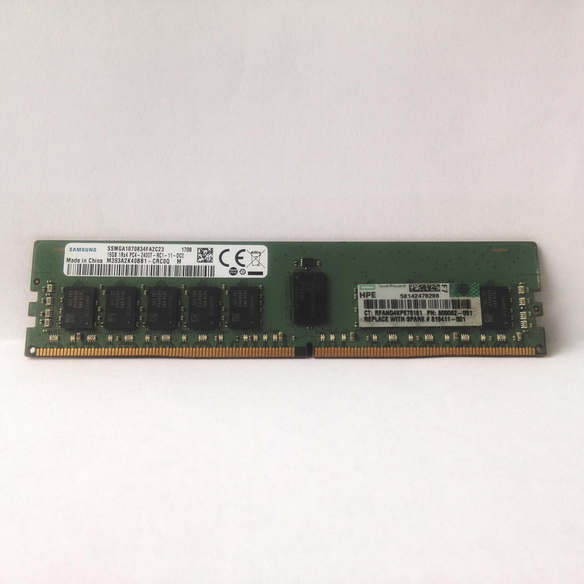 رم سرور اچ پی DDR4 1Rx4 PC4-2400T 16GB
