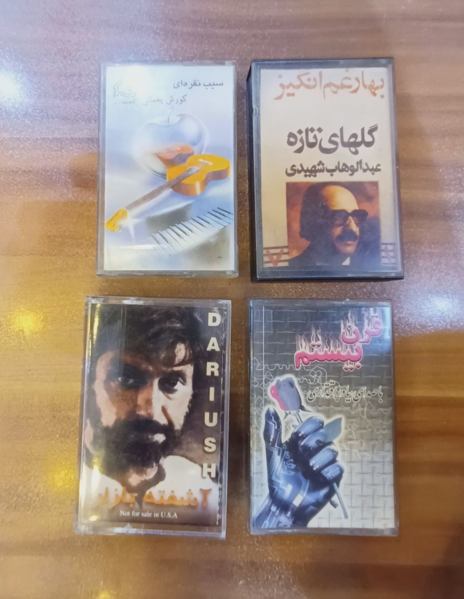 4عدد نوار کاست کلکسیونی کیفیت بالا ارسال رایگان!