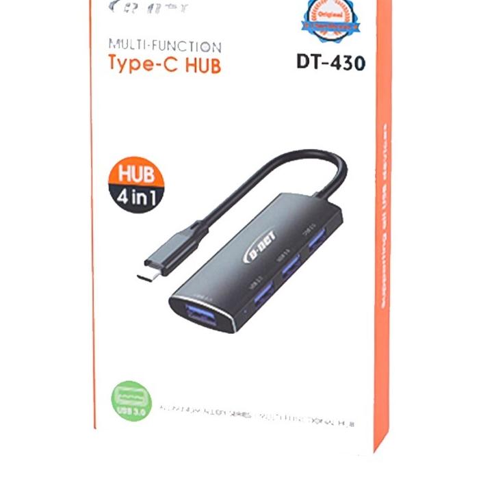 هاب 4 پورت USB 3.0 دی نت مدل dt-430