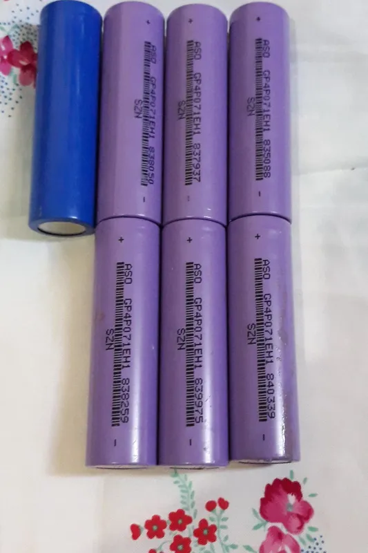 7 عدد باتری لیتیومی 18650 اصلی