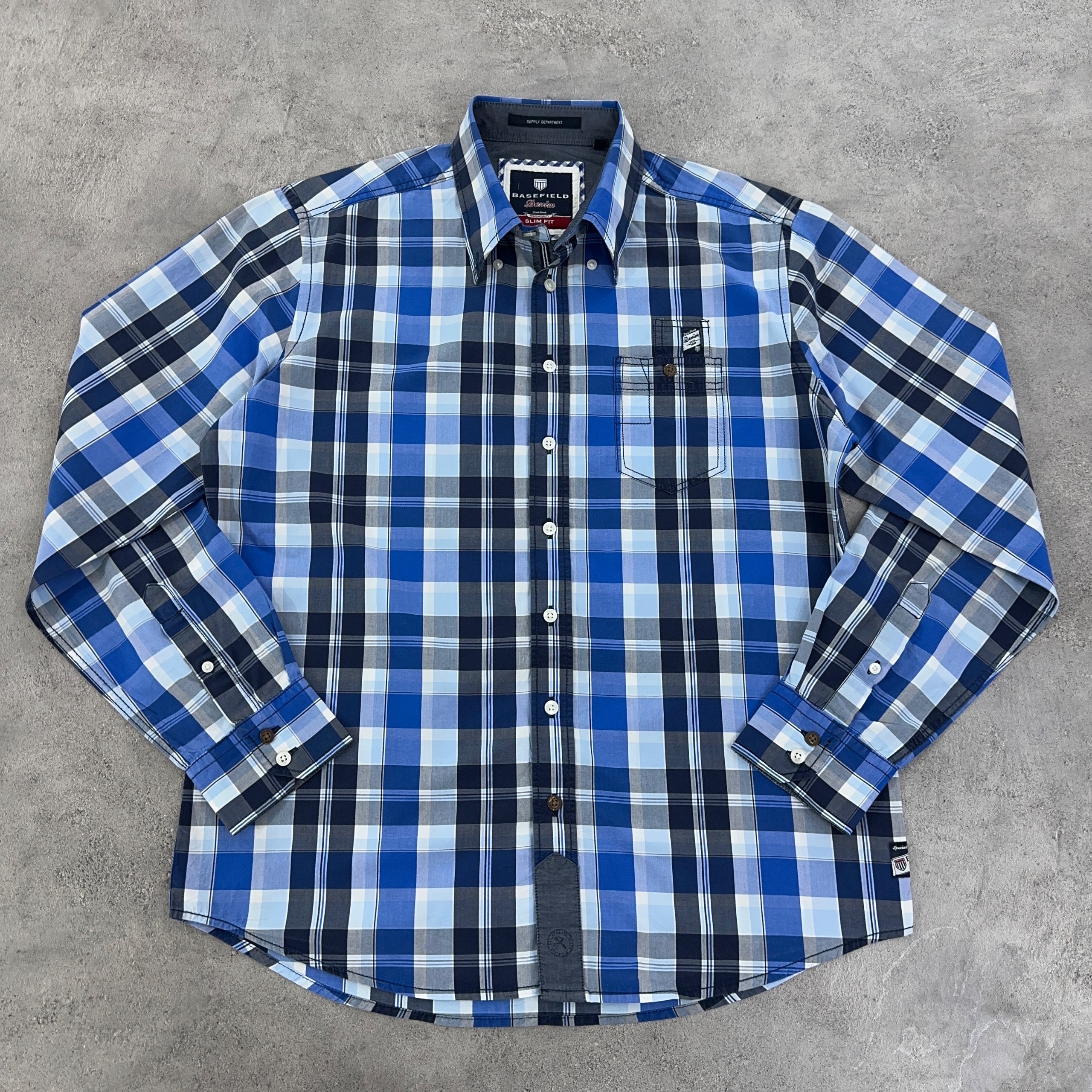 پیراهن اورجینال کتان برند BASE FIELD سایز XL