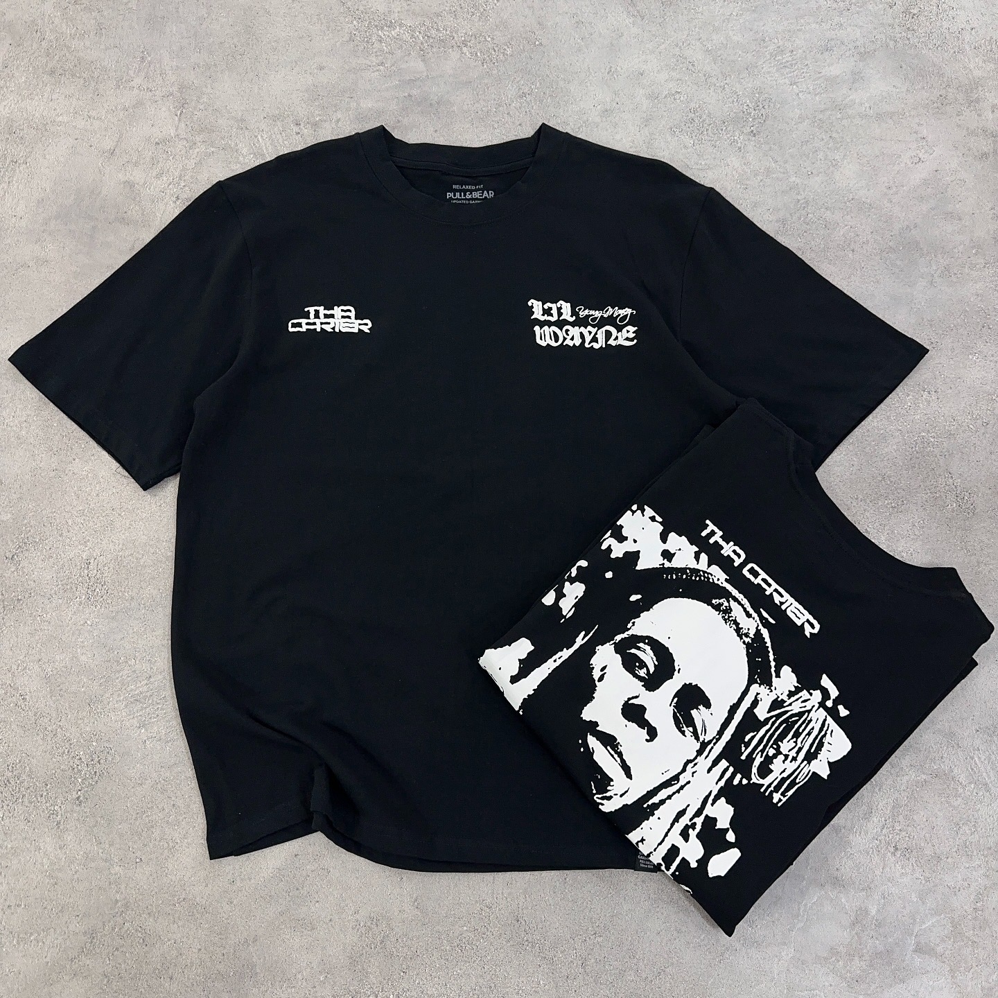 تیشرت باکس فیت گرم بالا اسپانیایی PULL AND BEAR