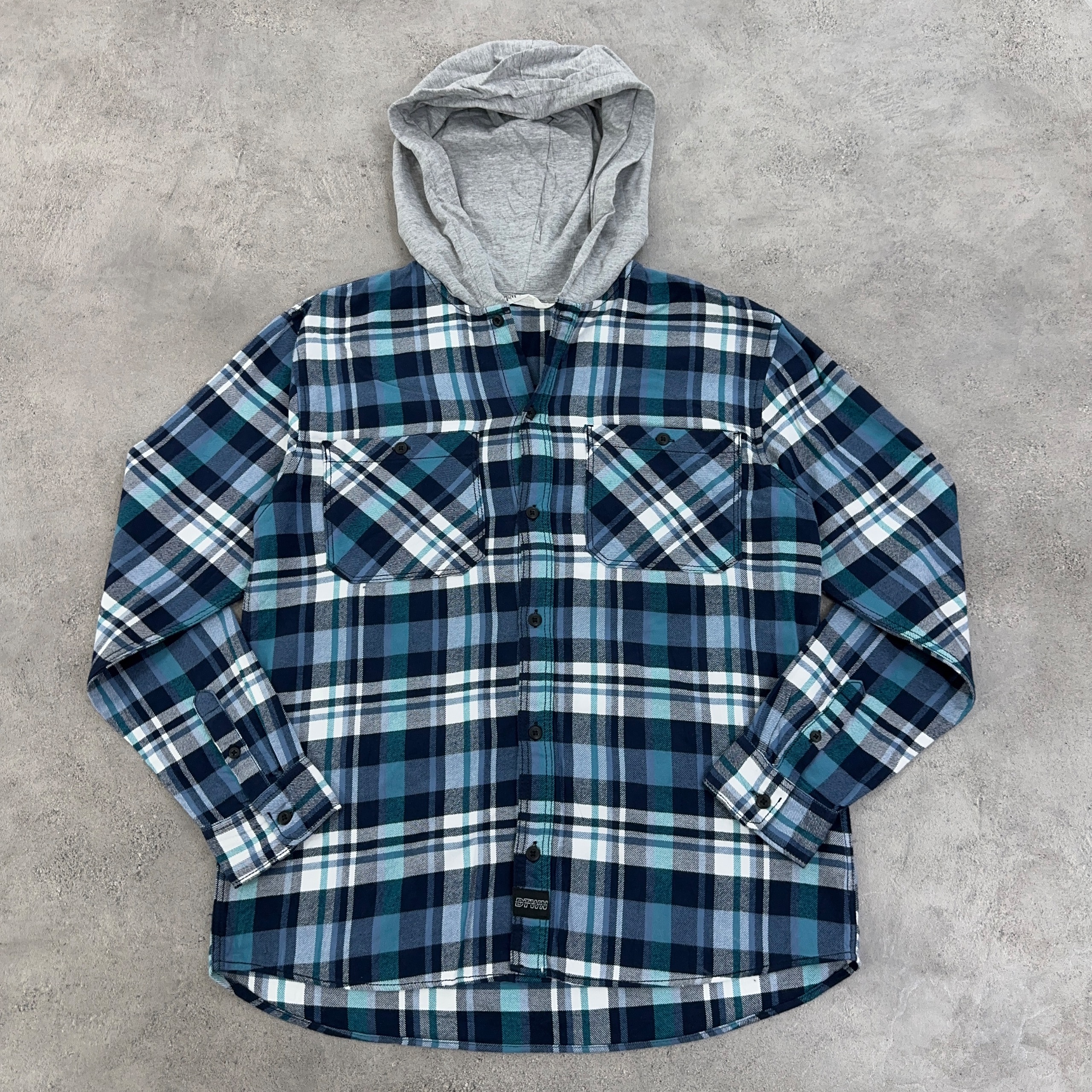 پیراهن کلاه دار پشمی پاییزه سایز S