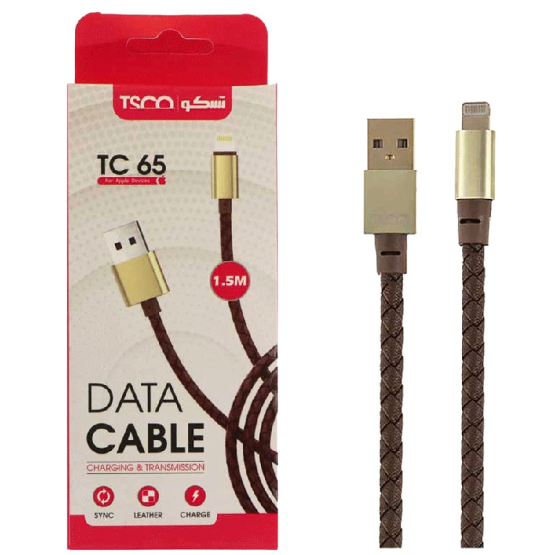 5 عدد کابل شارژ اپل تسکو مدل TC 65