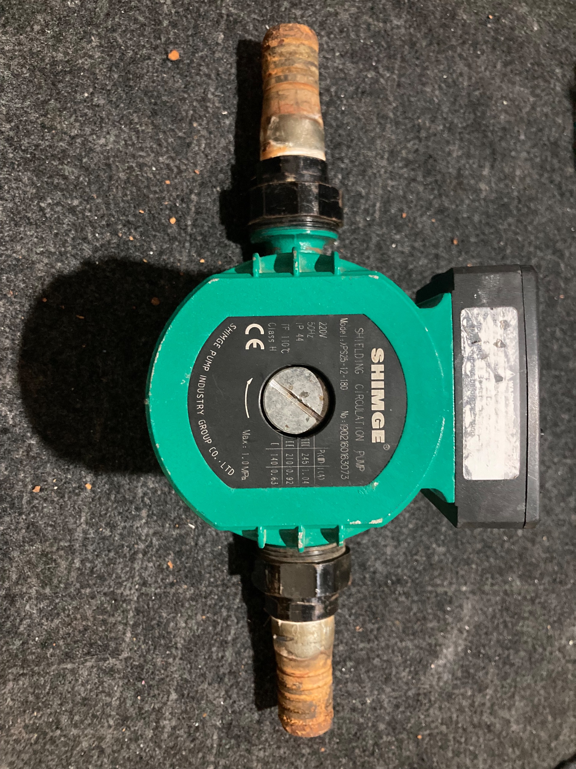 پمپ سیرکولاتور 1 اینچ شیمجه مدل xps 25-12-180