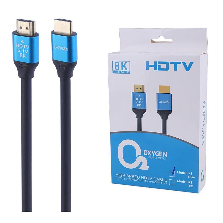 کابل HDMI 8K اکسیژن K1 طول 3 متر