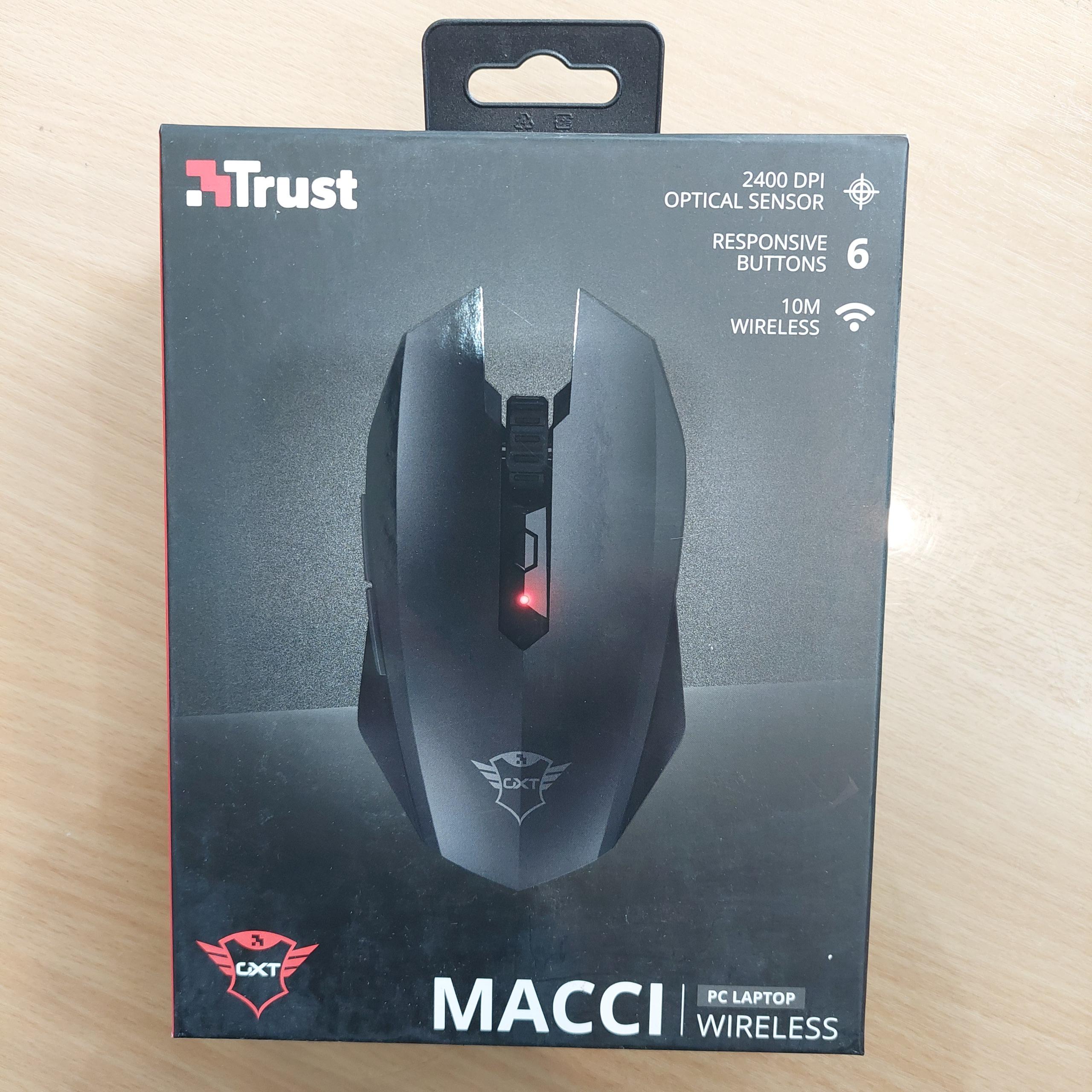 ماوس بی سیم مخصوص بازی تراست GXT Macci