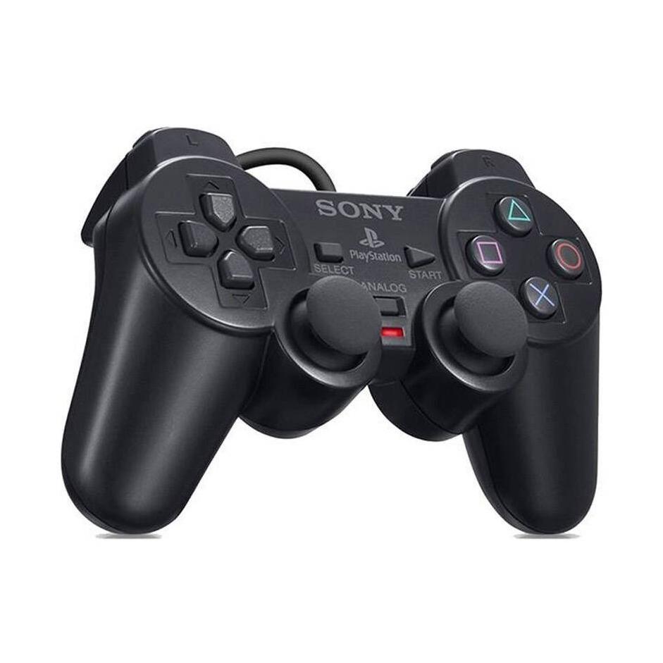 دسته بازی تک شوکدار Sony PS2 مشکی