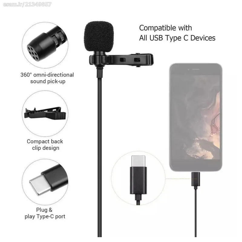 میکروفون JMARY MC-R2 TYPE-C