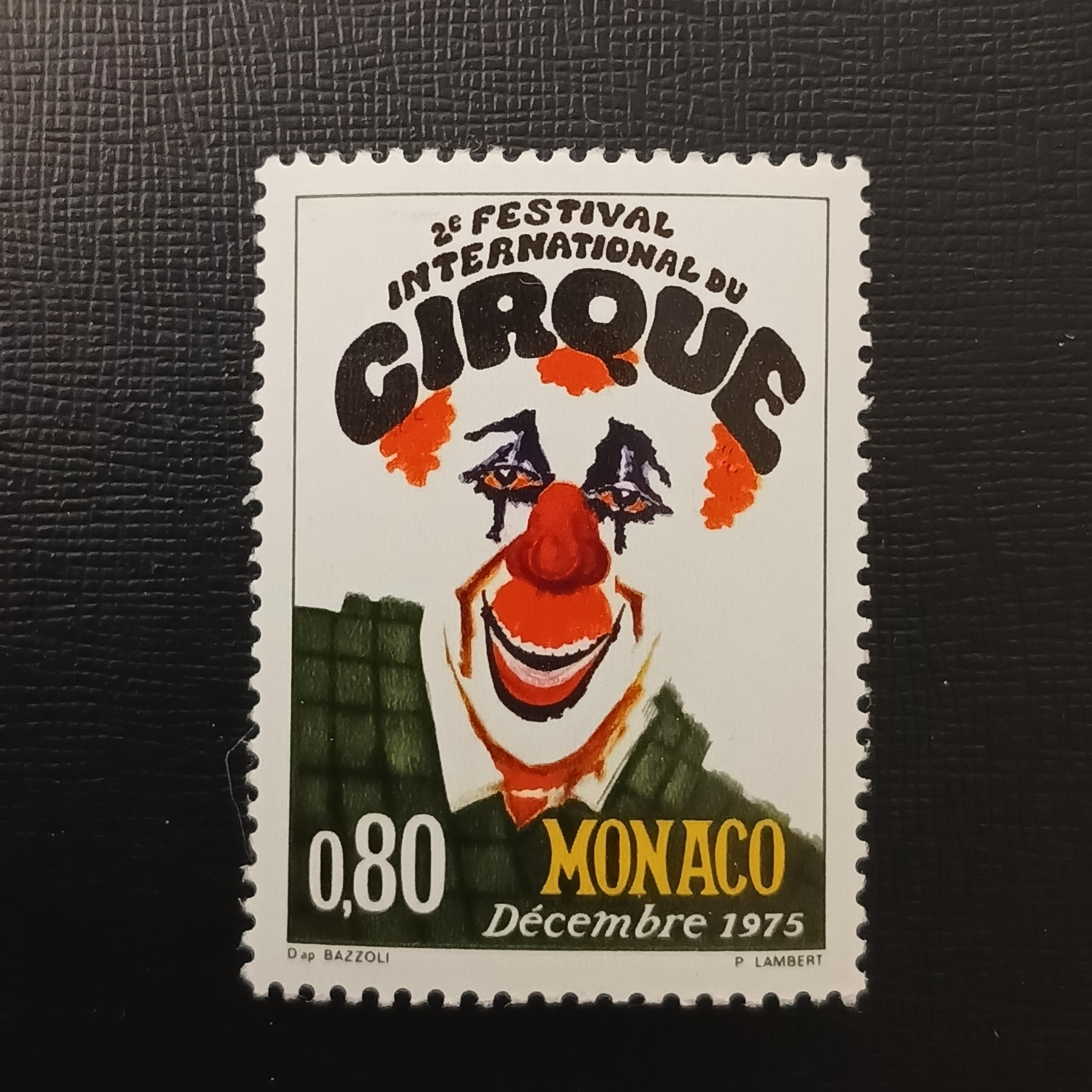تمبر موناکو سریکامل سیرک مونته کارلو