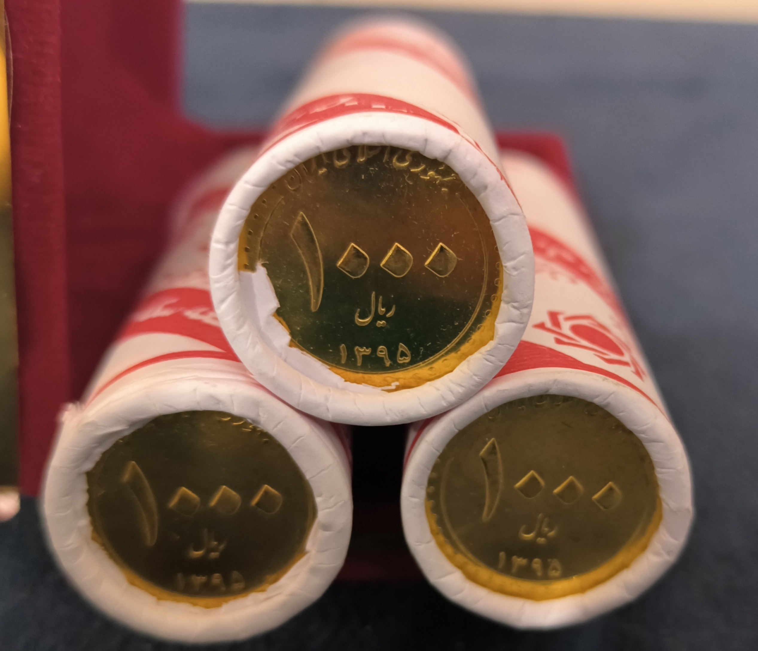 رول سکه 1000 ریال شاهچراغ 1395