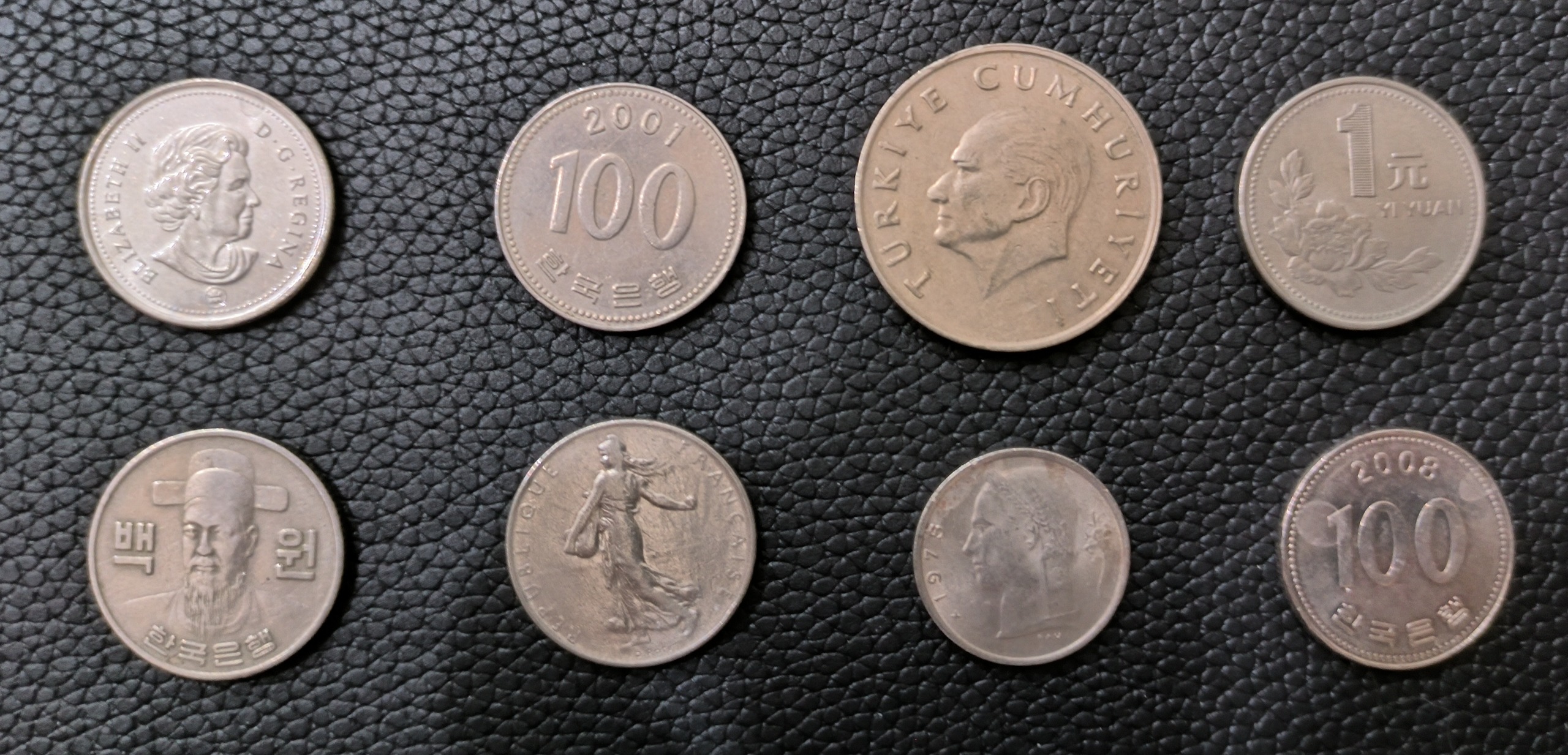 ست 8 سکه کلکسیونی خارجی کد 19