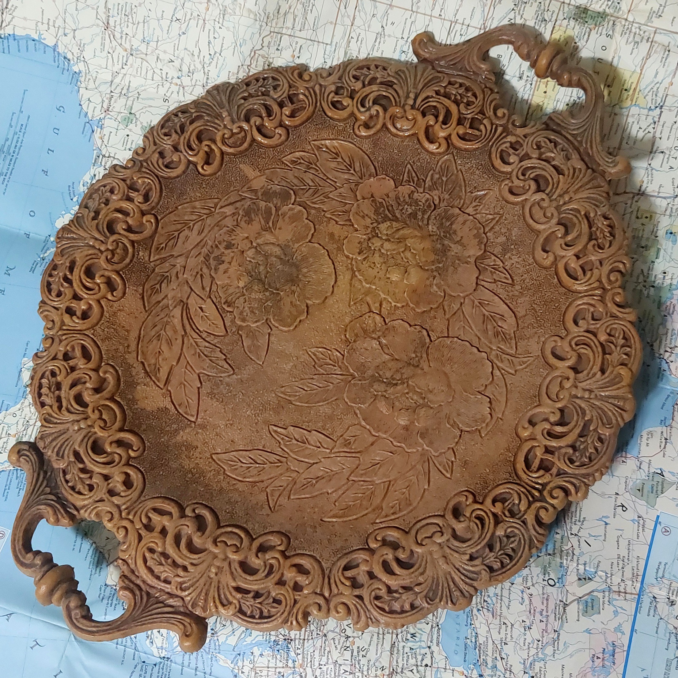 سینی قدیمی پلاستیکی