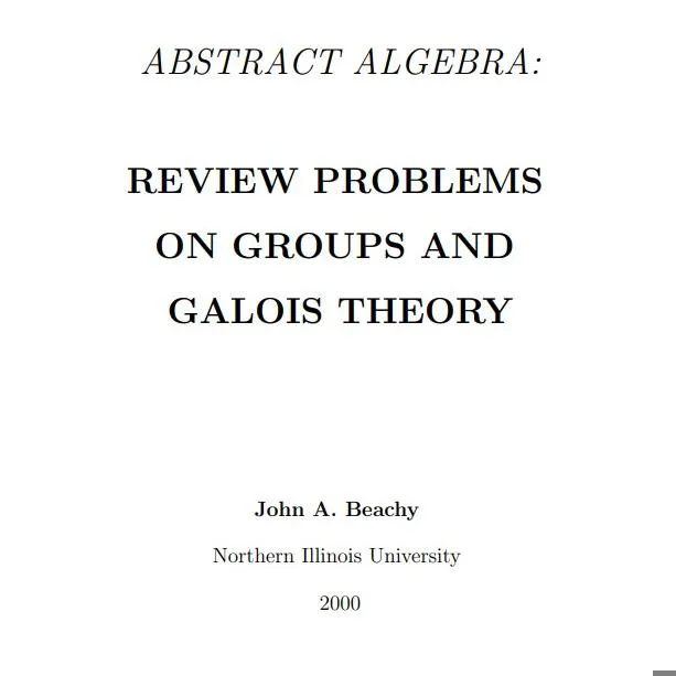 REVIEW PROBLEMS ON GROUPS AND GALOIS THEORY