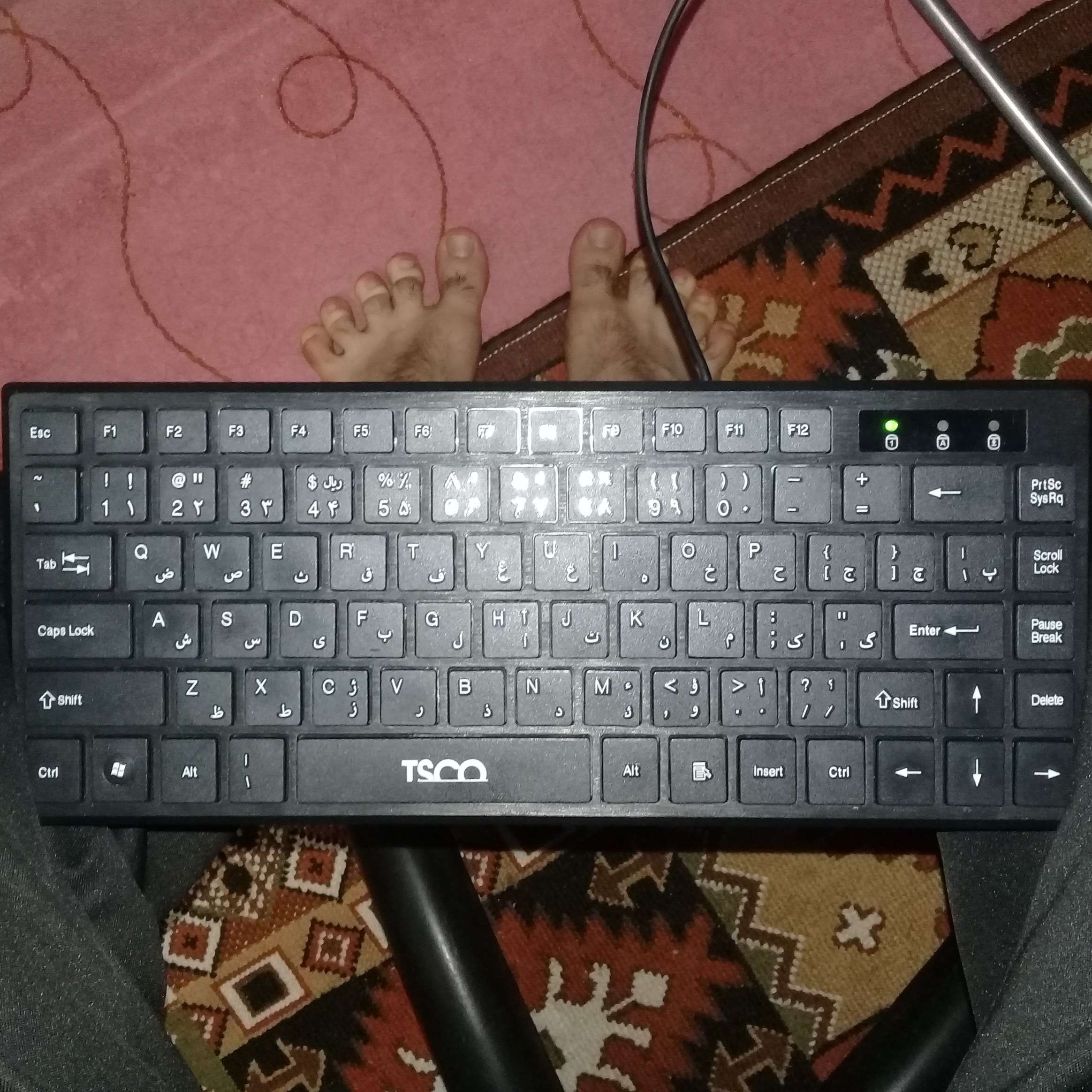 صفحه کلید نرم تسکو مدل TK 8001