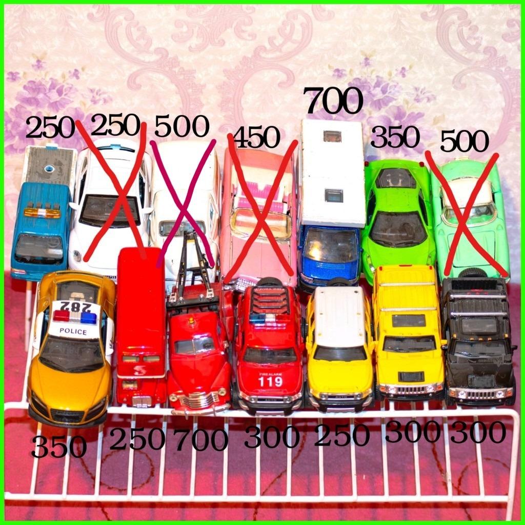 10 ماکت ماشین فلزی (کلی و جزئی) (با هزینه ارسال)