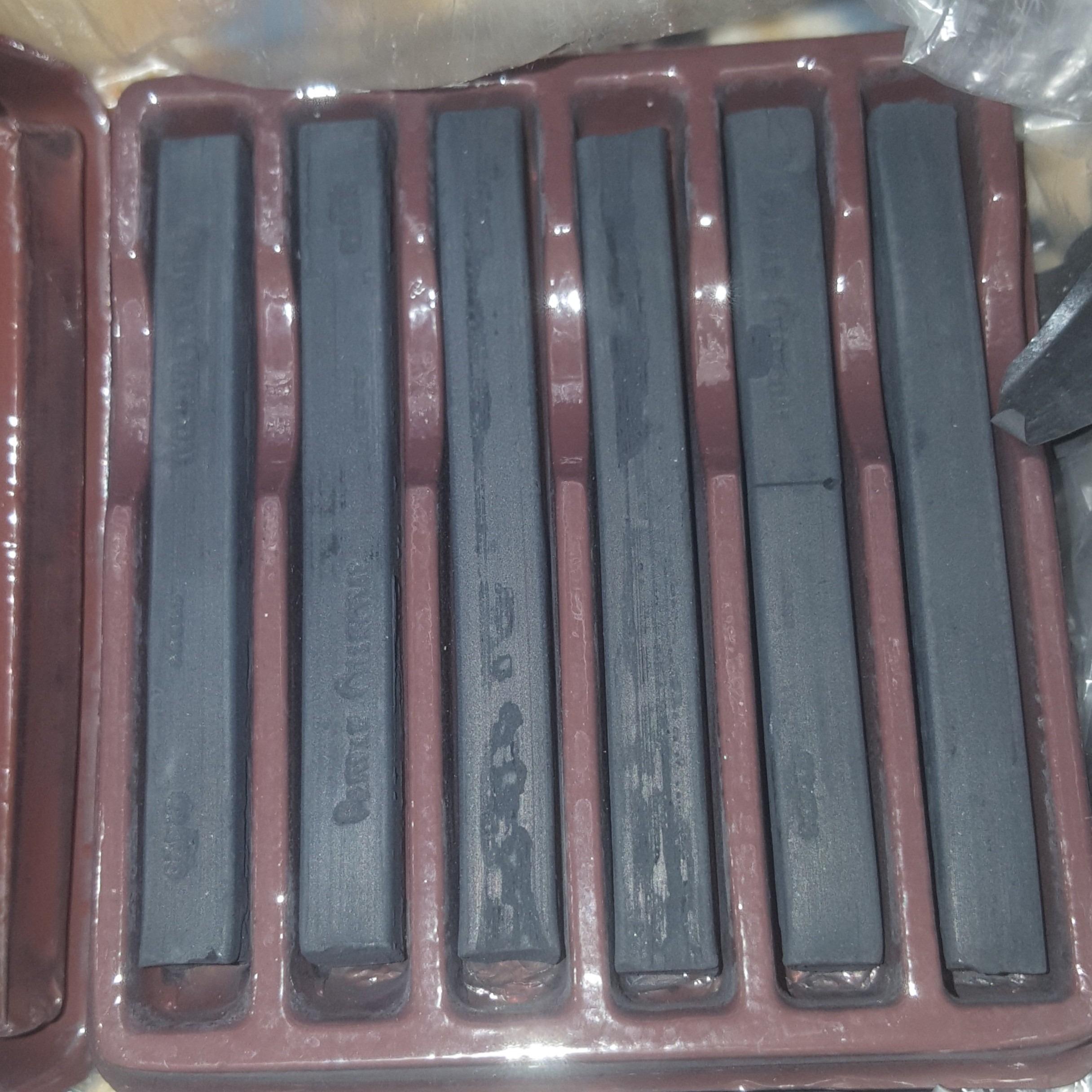 زغال طراحی بسته 6 عددی با ارسال