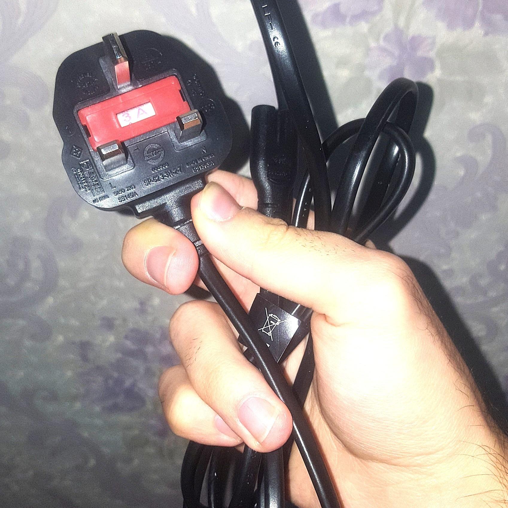 کابل برق دو پین فیوزدار سامسونگ با ارسال