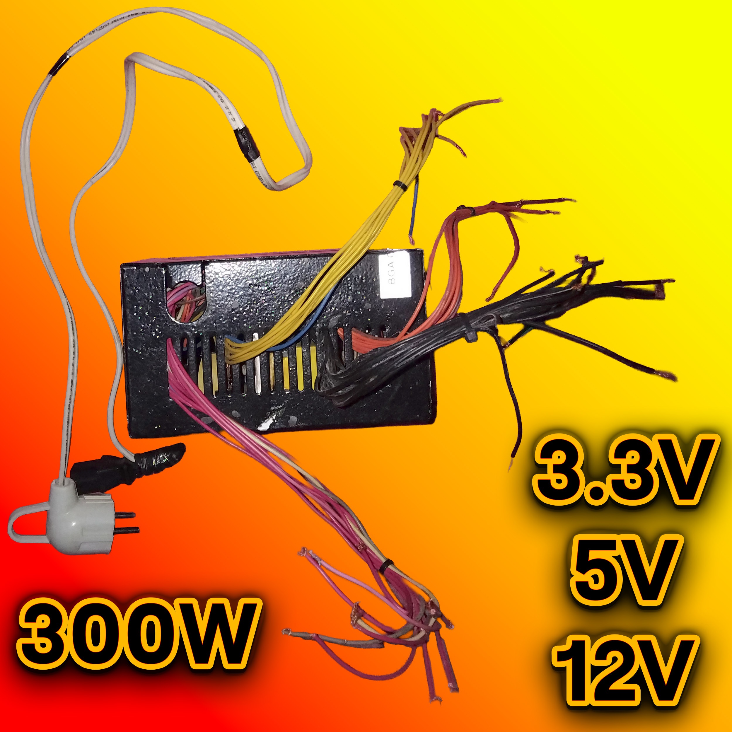 پاور 300w ایسوس با کابل برق