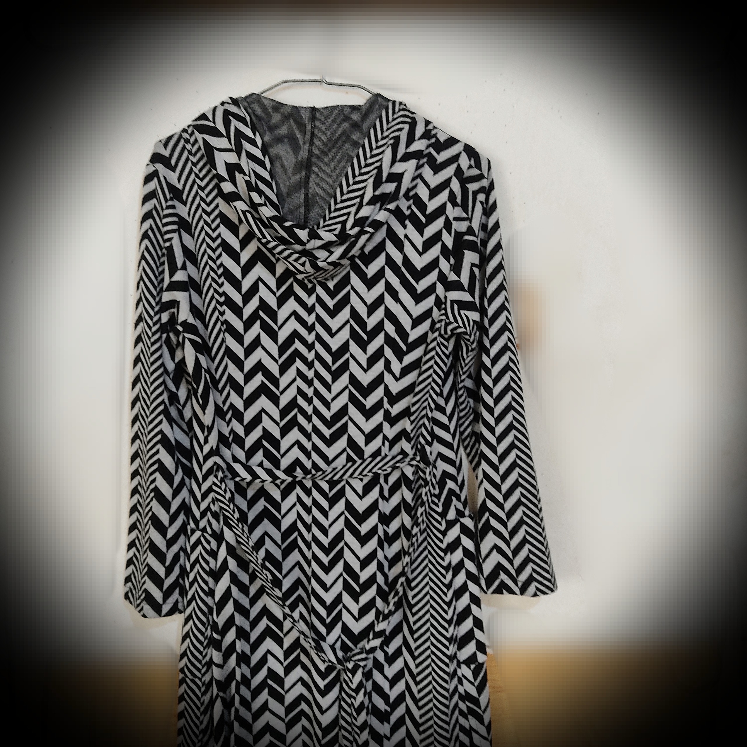 مانتو زمستونی وپاییزی زیبا شطرنجی سایزxl