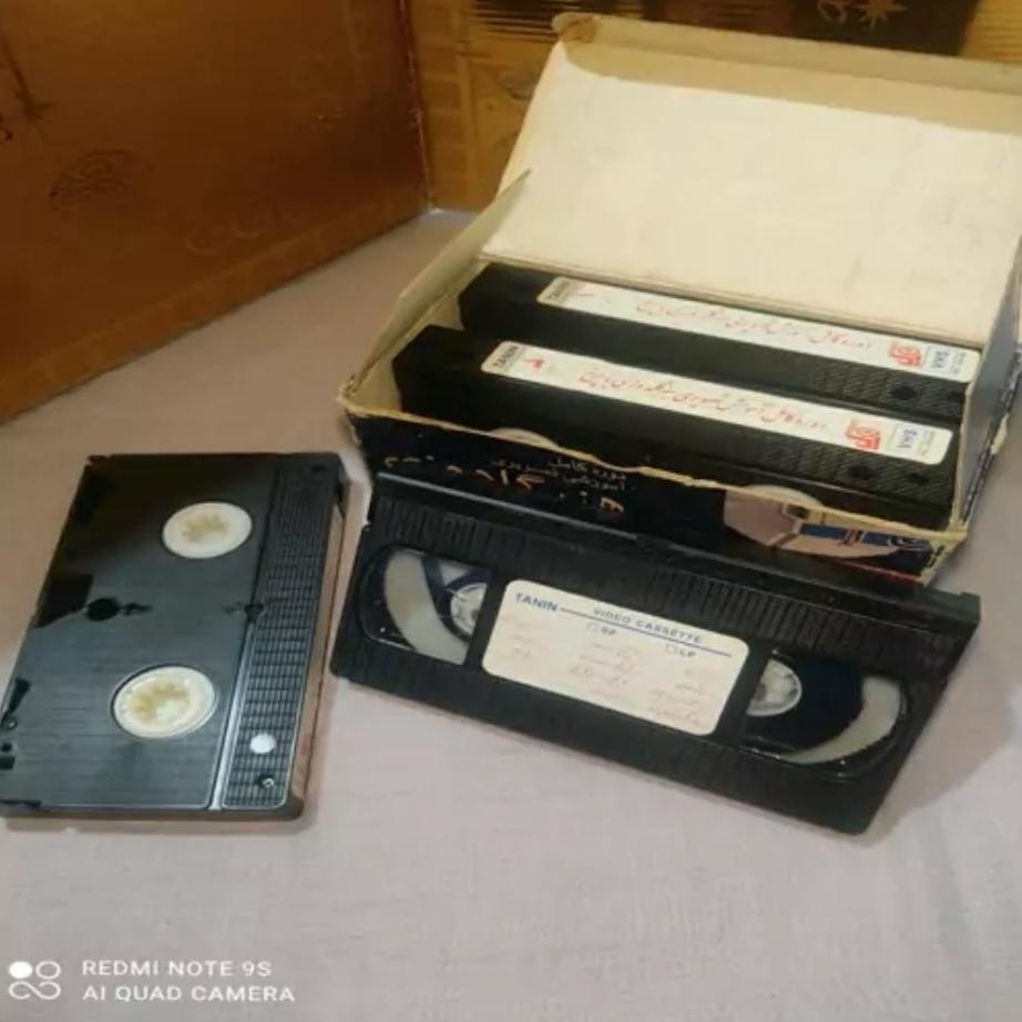 4 حلقه فیلم VHS آموزش گلدوزی
