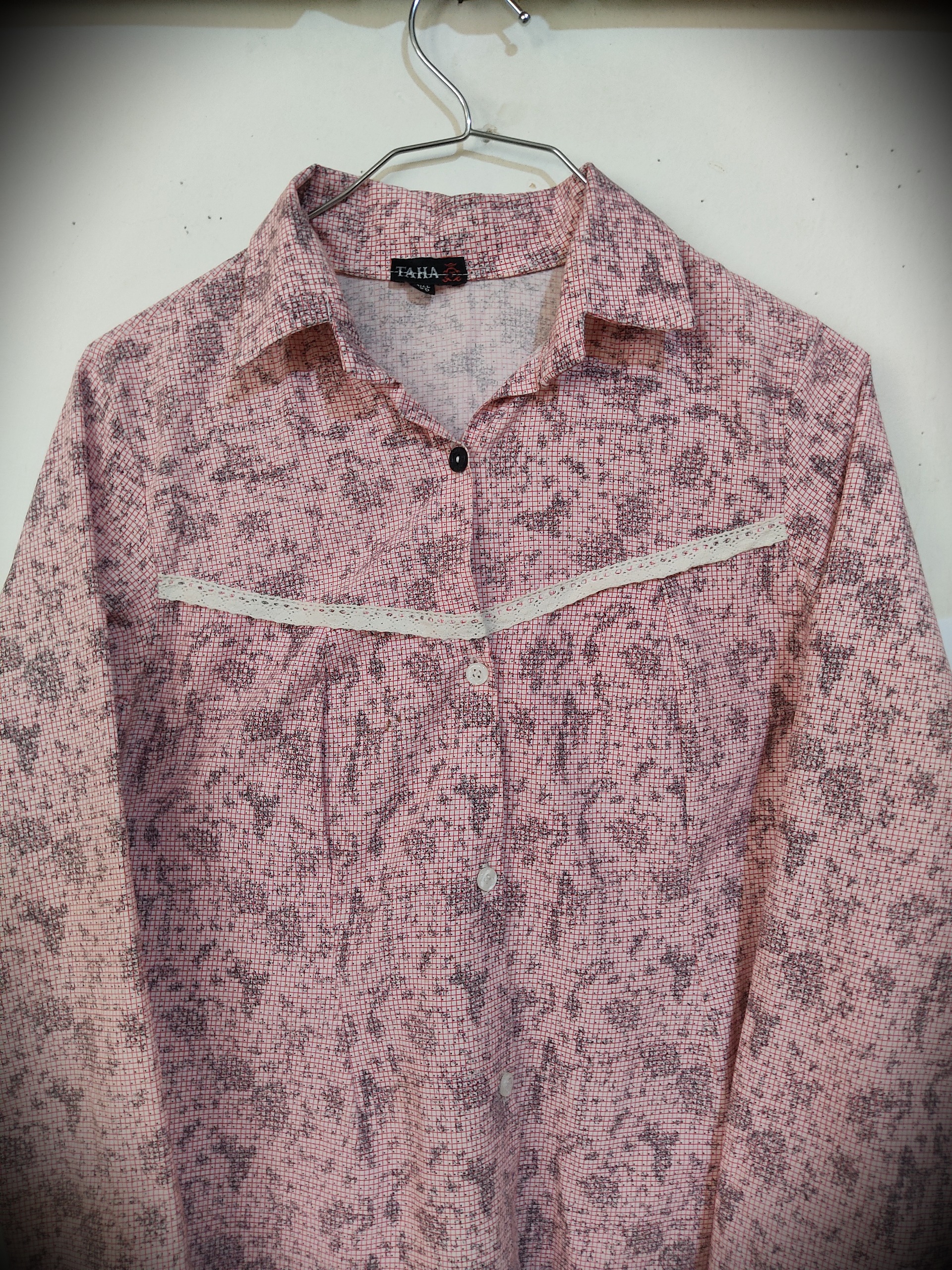 مانتو صورتی زیبا مدرن شیک سایز38