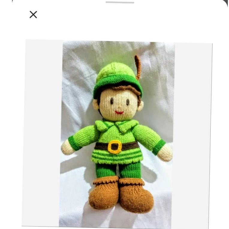 عروسک بافتنی رابین هود زیبا