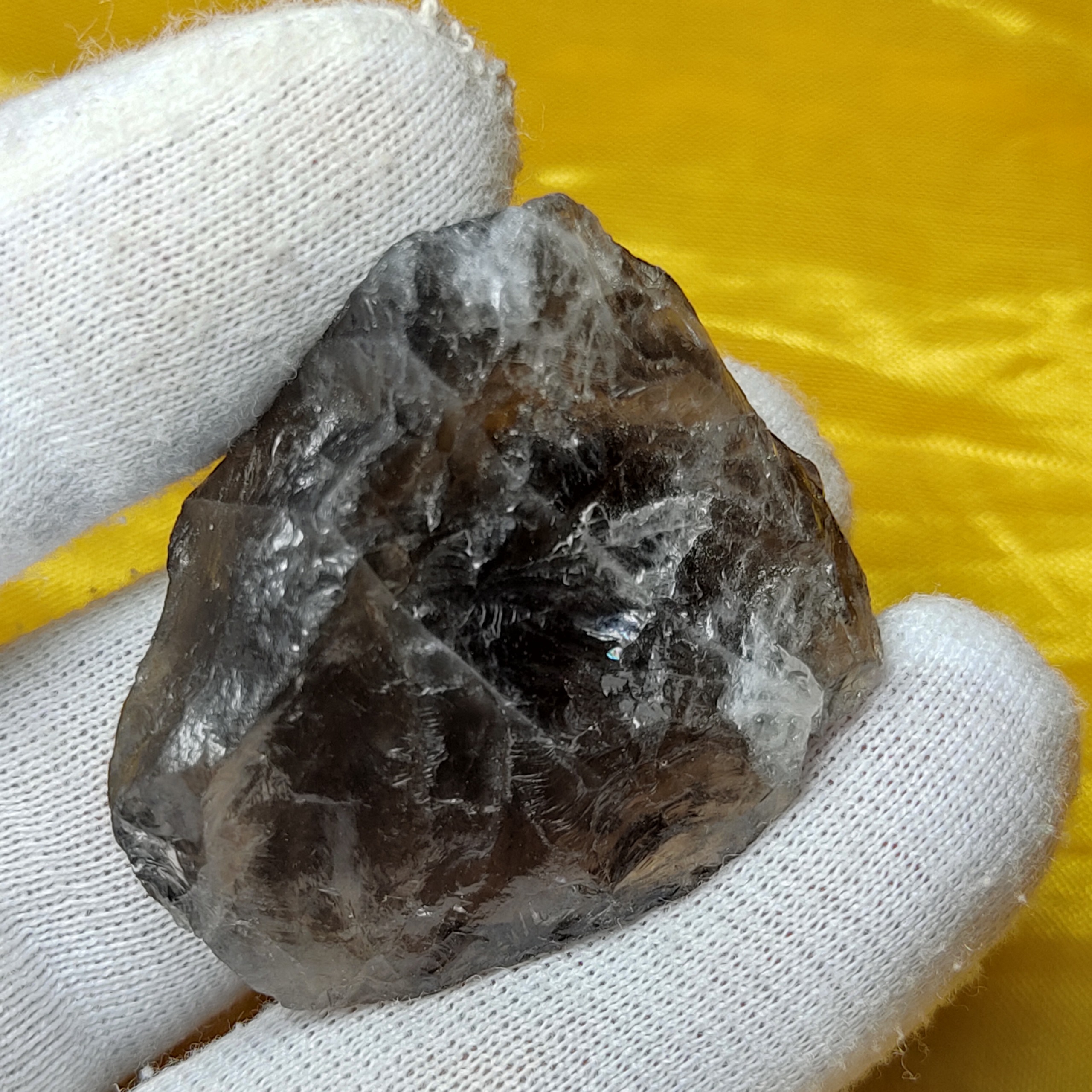 راف 22 گرمی سنگ کوارتز دودی طبیعی و معدنی