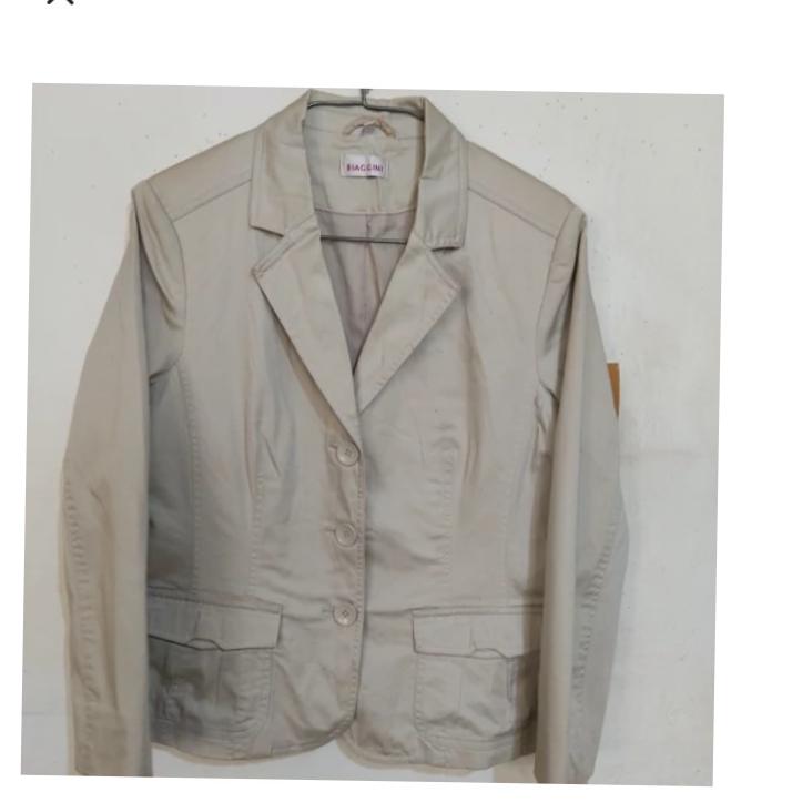 کت تک زیبا کرمی سایز38