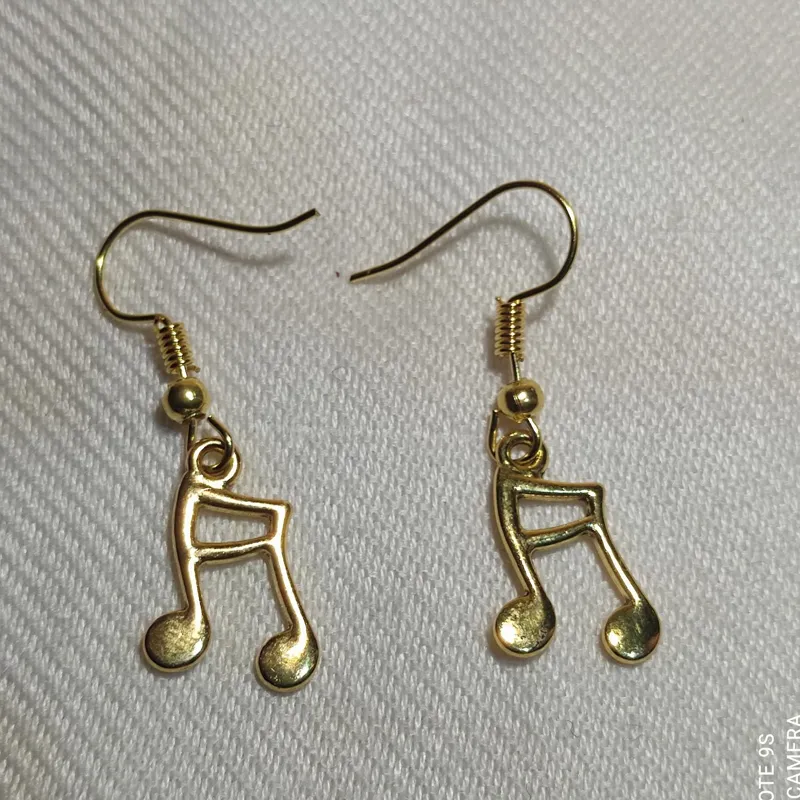 گوشواره طرح نت موسیقی