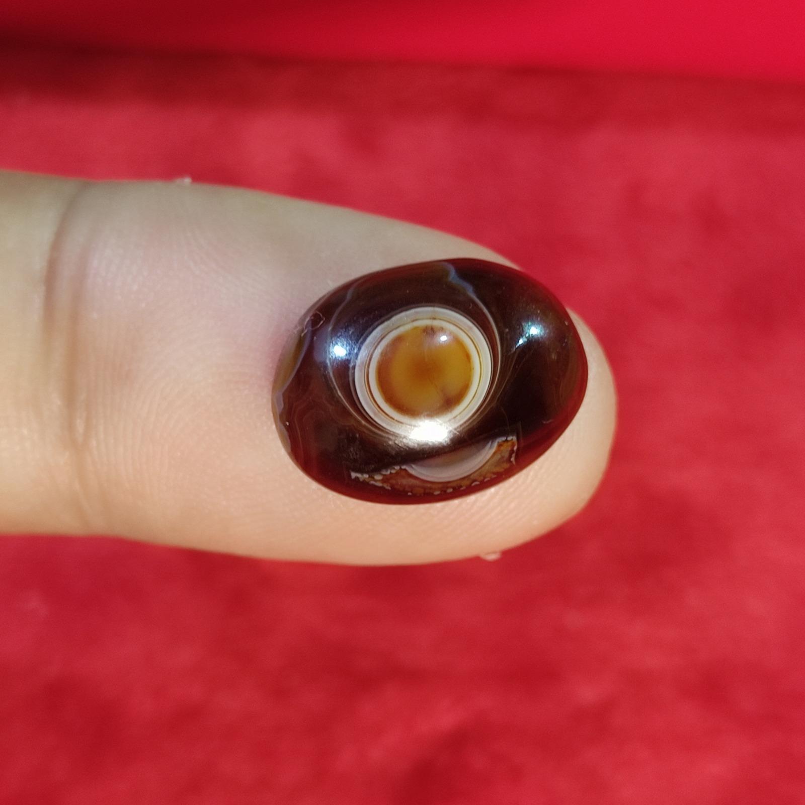 نگین باباقوری طبیعی سایز انگشتری کوچیک