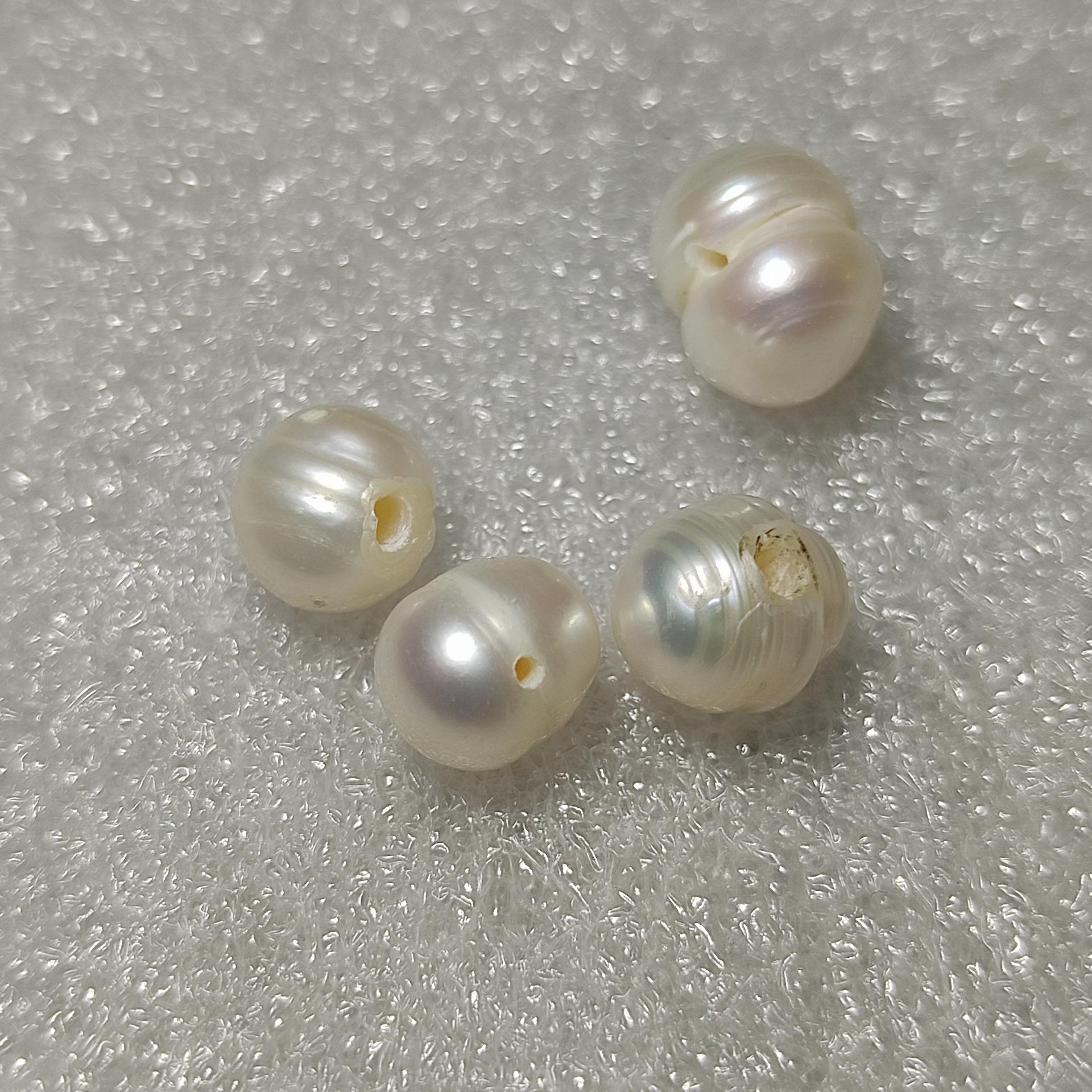 مروارید طبیعی خلیج فارس سوراخ دوطرفه