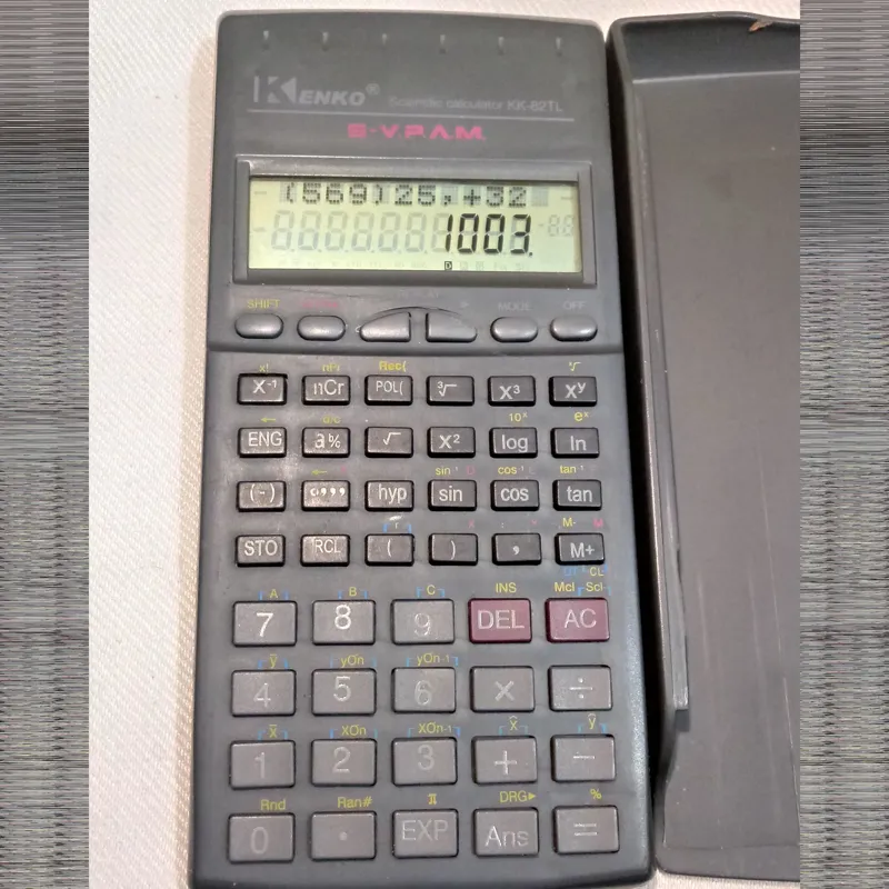 ماشین حساب حرفه ای مهندسی کِنکو باقاب کشویی