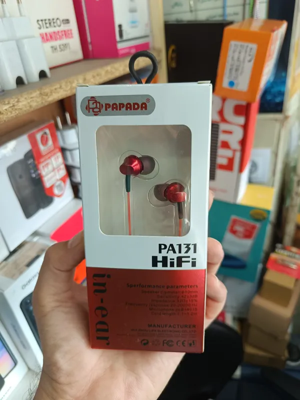 هندزفری پاپادا مدل PA131 HiFi (اورجینال)