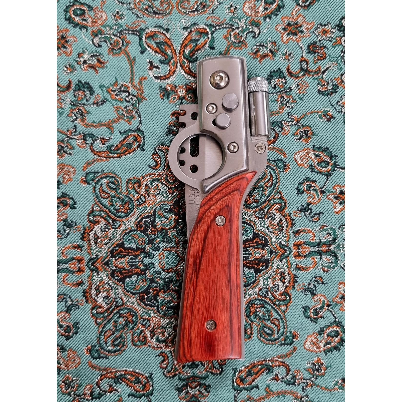 چاقوی طرح اسلحه چراغ دار