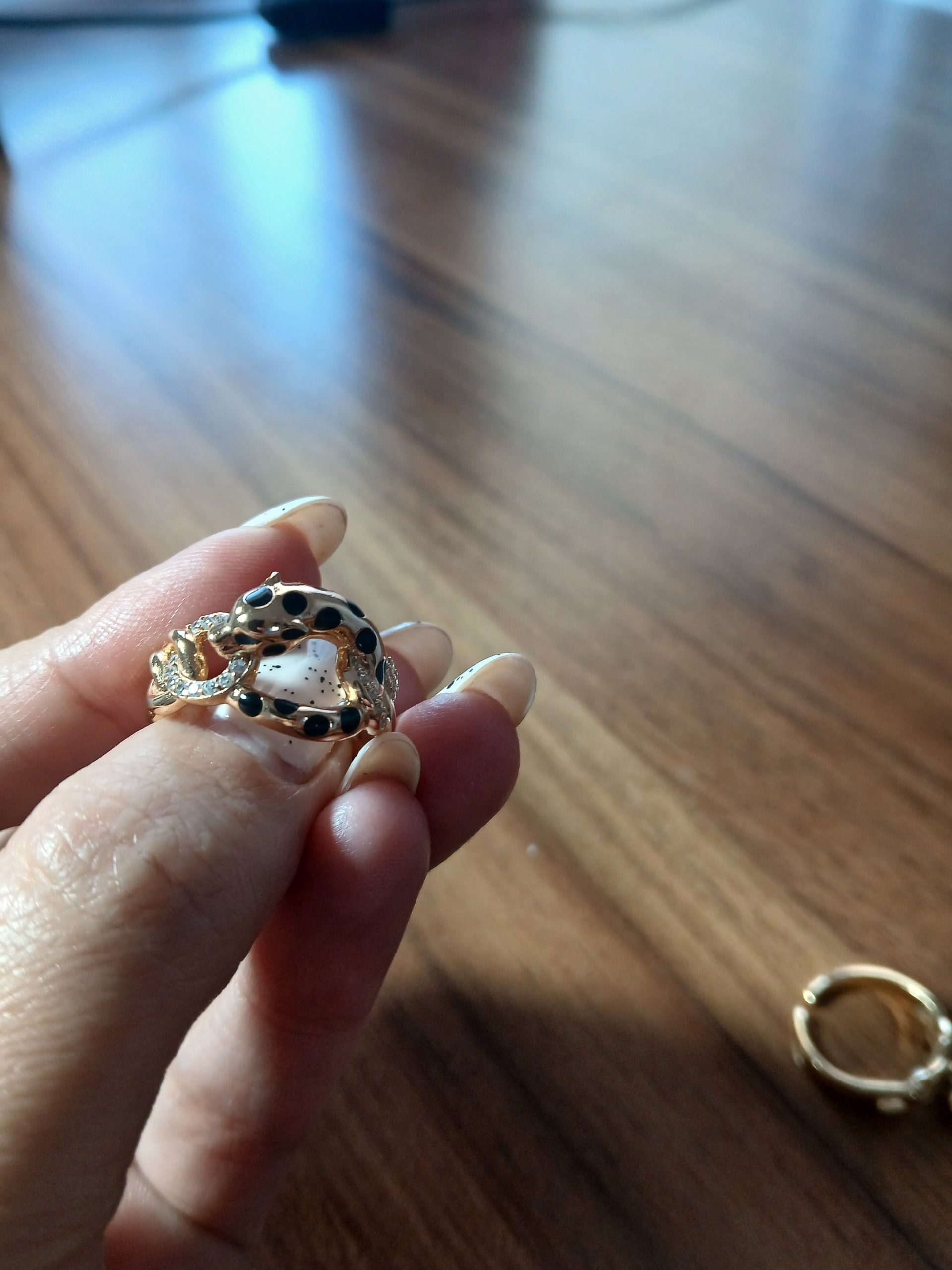 انگشتر طرح ببر