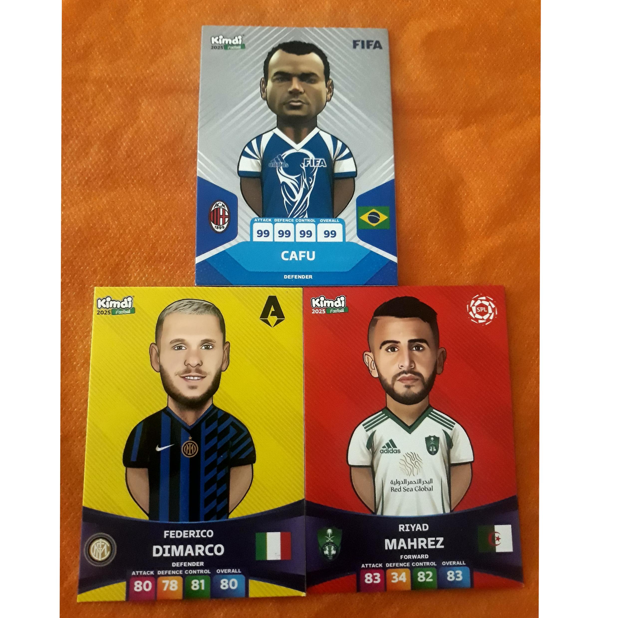 سه کارت کیمدی کافو، محرز، دی مارکو 2025