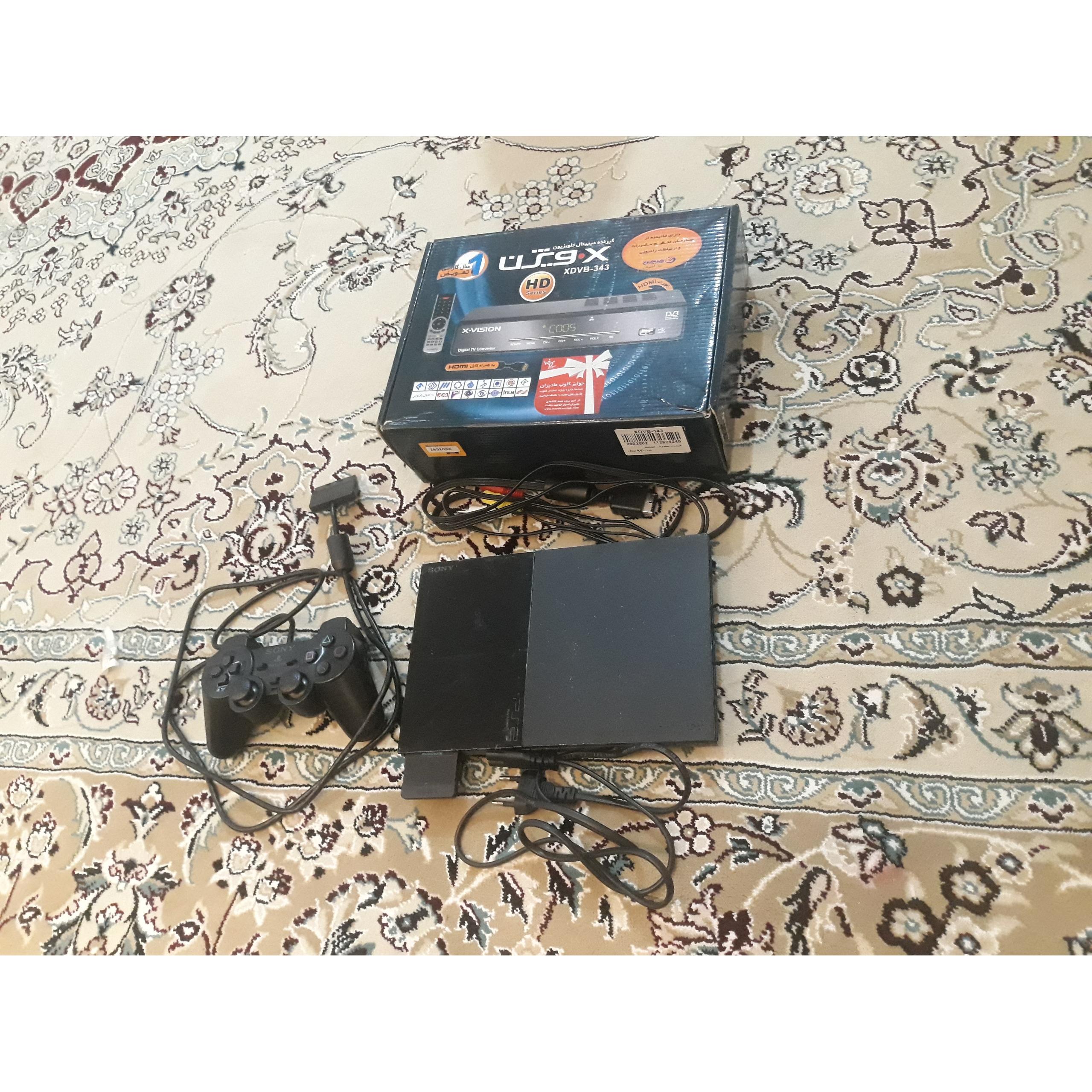 پلی استیشن PS2 با یک دسته (توضیحات حتماً)