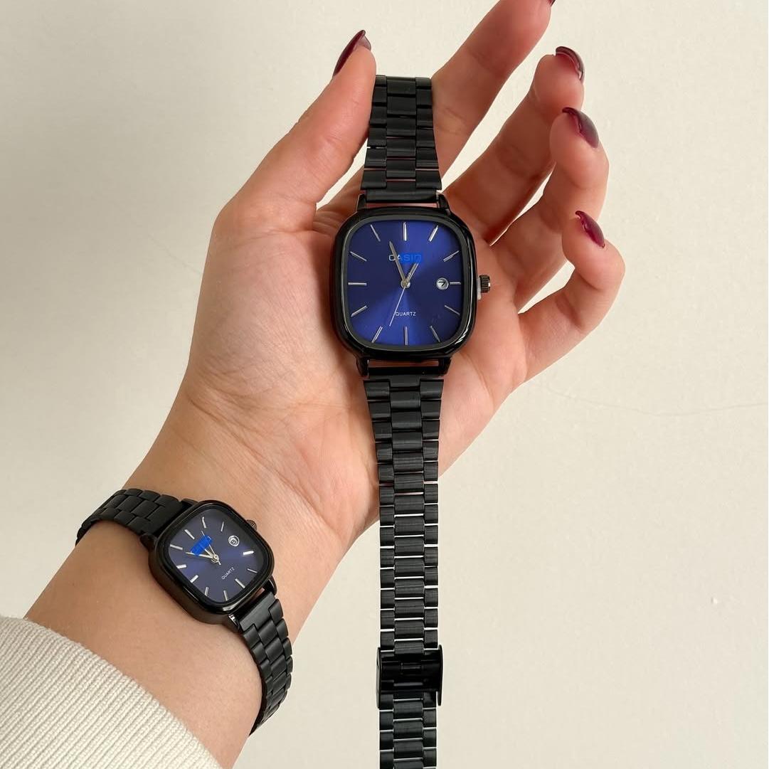 ساعت ست کاسیو صفحه آبی تک هم قابل سفارشه