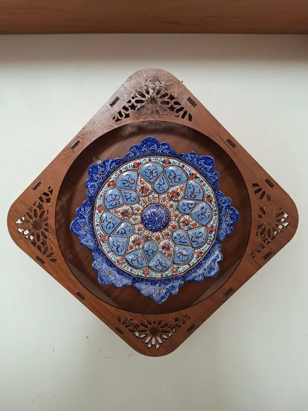 بشقاب سنتی میناکاری
