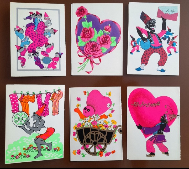 کارت پستال 2برگی تبریک سال نو