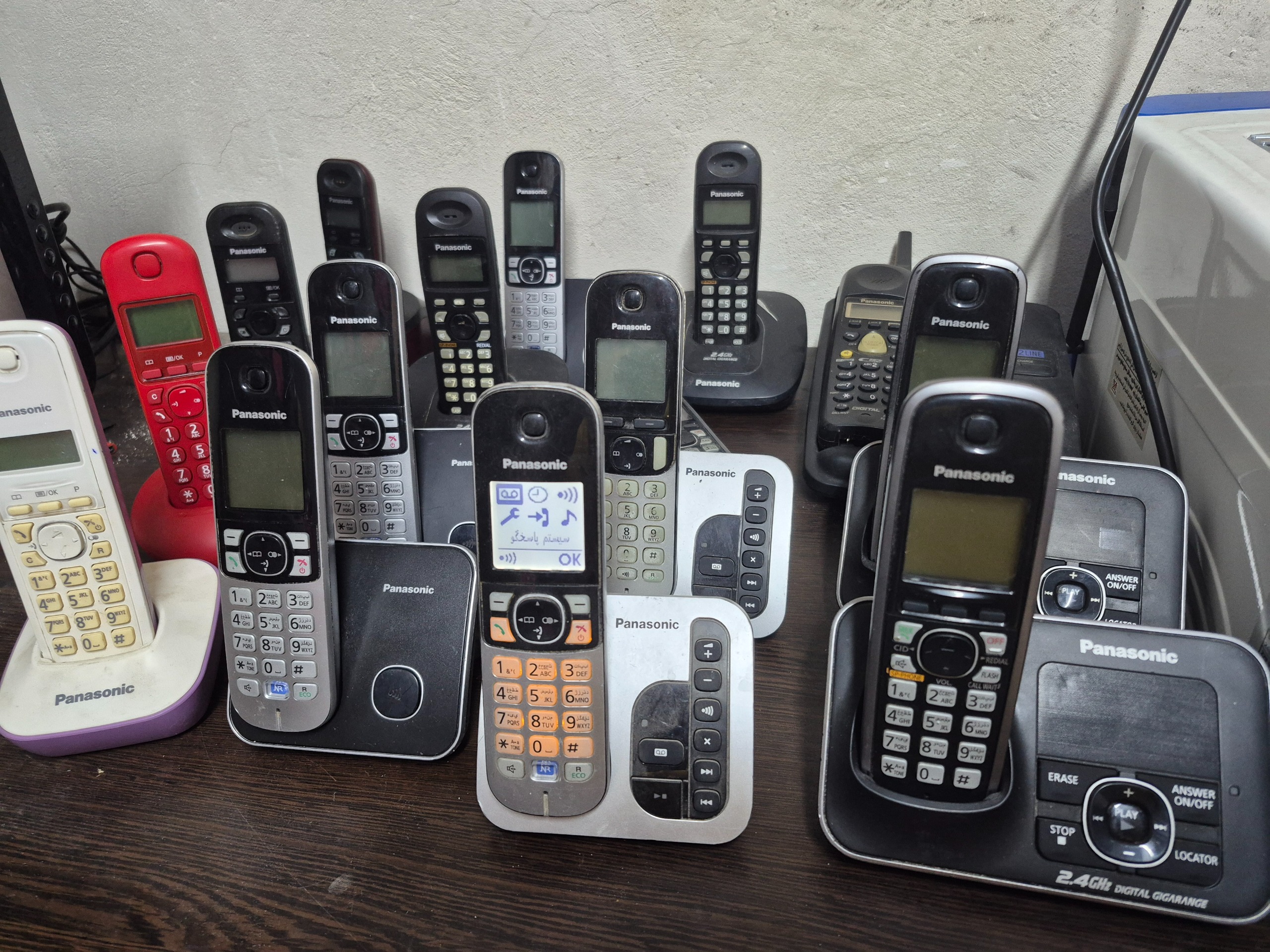 مزایده فوقعاده  تلفن پاناسونیک اصل