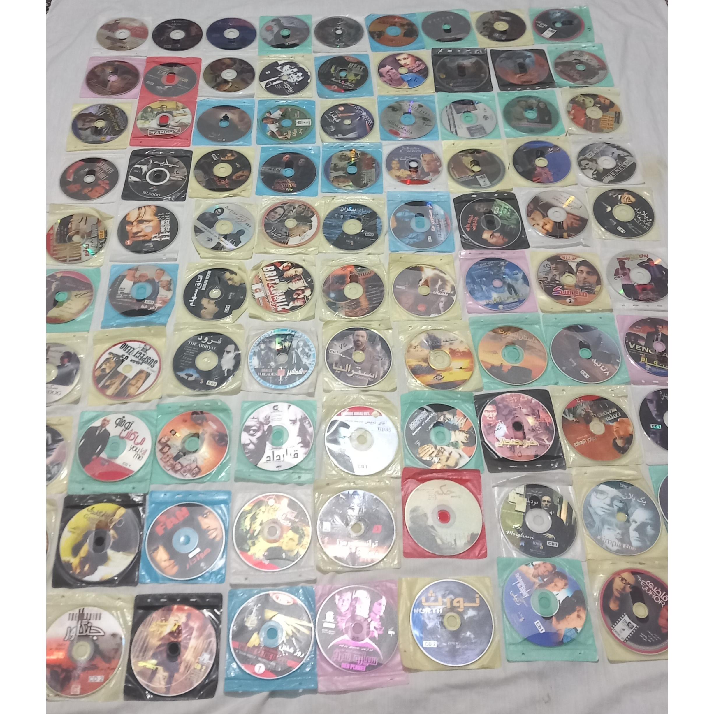 140 عدد فیلم و تعدادی فیلم dvd زیر ق