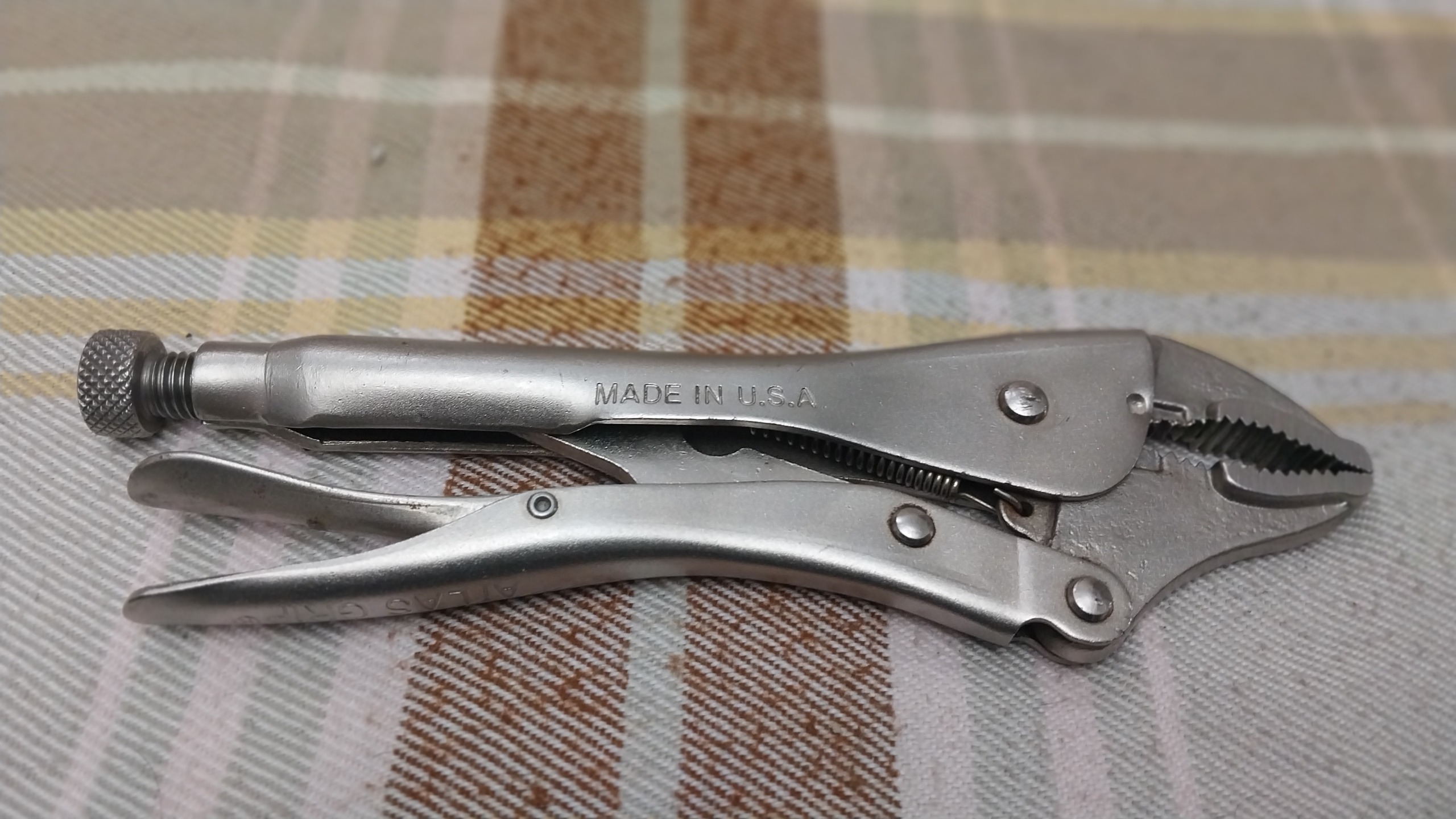 انبر قفلی امریکایی اطلس گریپ سایز10