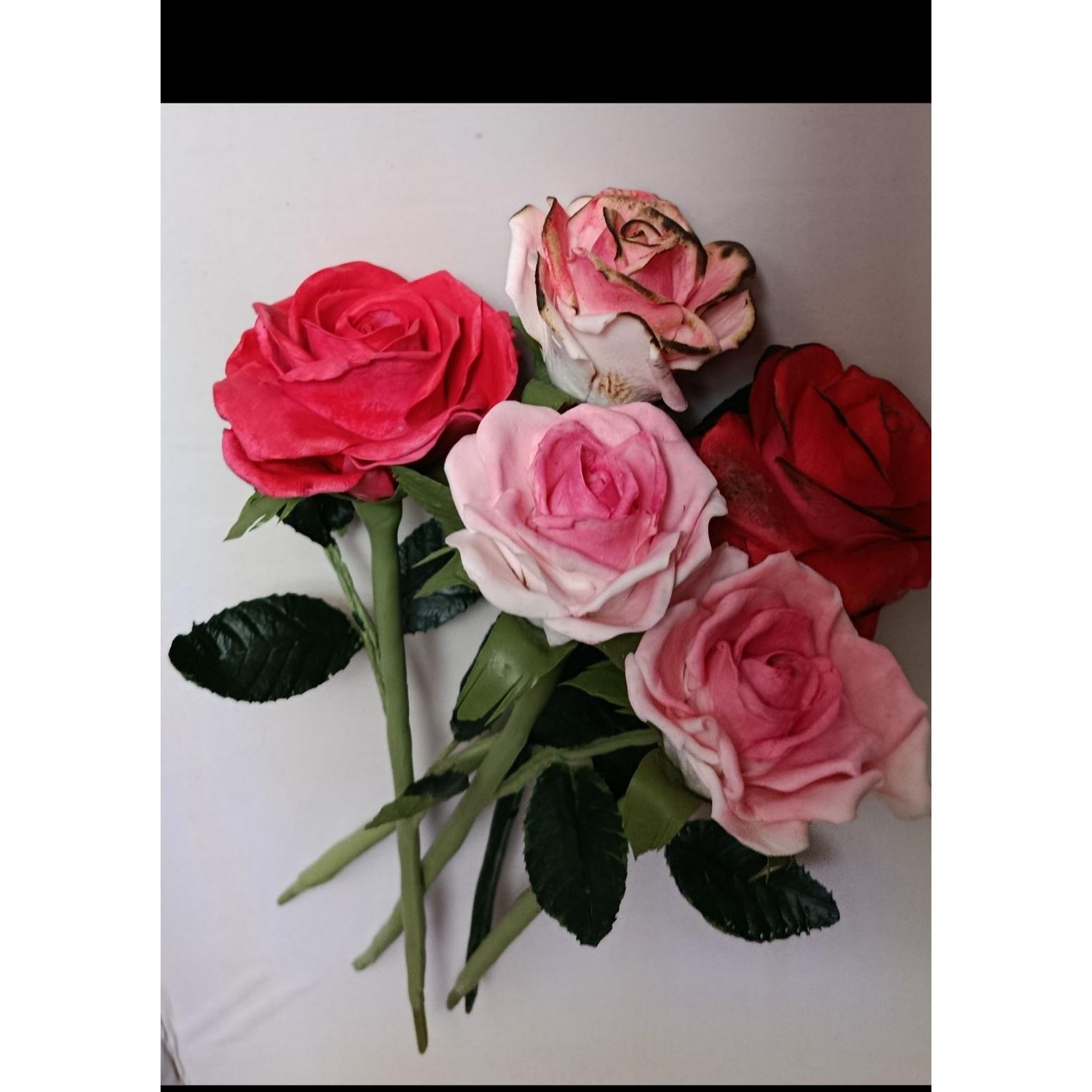 گلهای رز از جنس چینی منعطف