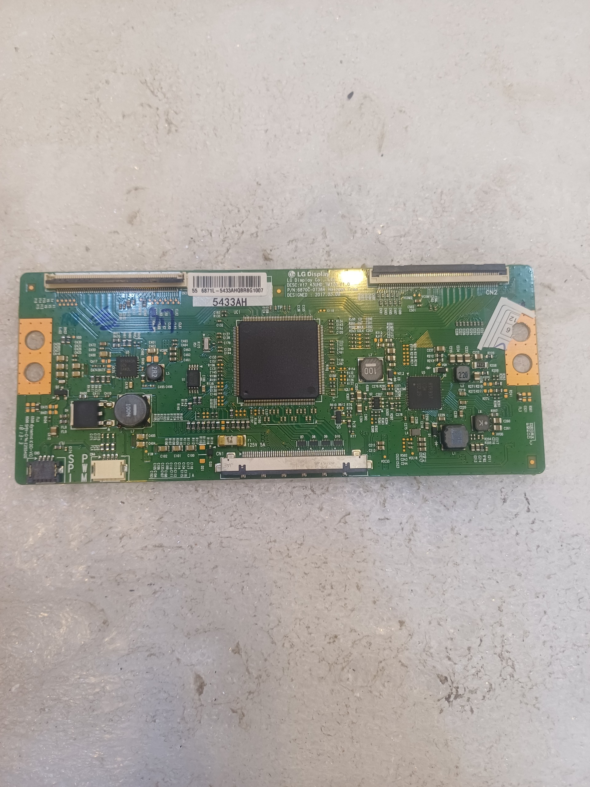 برد تیکان تلویزیون توشیبا_TOSHIBA 55u7750f