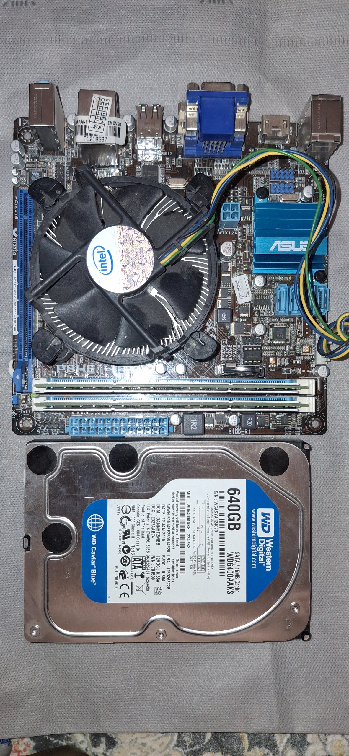 باندل مادربرد ایسوس P8H61-1